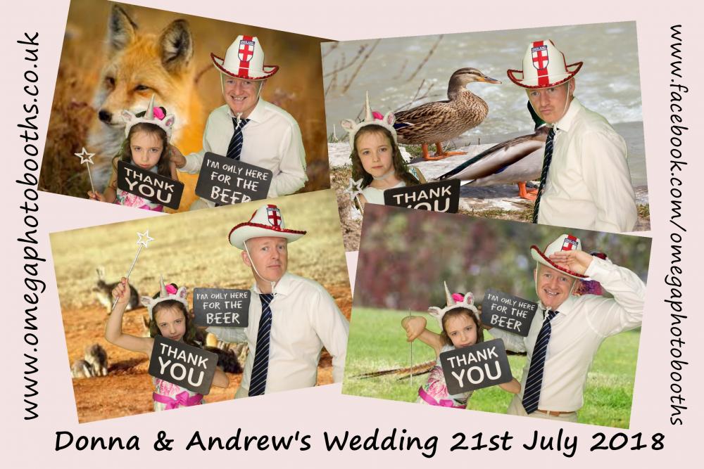 Donna & Andrew's Wedding | View more photos from the event at gallery.omegaphotobooths.co.uk/u/Omega-Photobooths/Donna-Andrews-Wedding